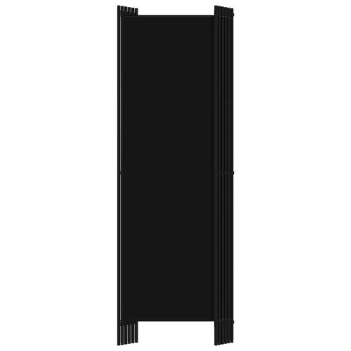 6-Panel Room Divider Black 300x180 cm Folding Privacy Screen Home Decor Pa 20730 - Picture 4 of 6