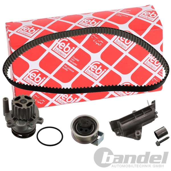 Febi Wasserpumpe + Zahnriemensatz FüR Audi A3 A4 A6 VW Bora Golf IV NEW Beetle-image