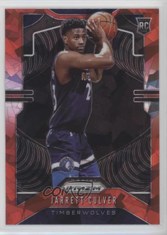 2019-20 Panini Prizm Rookie Red Ice Prizm Jarrett Culver #252 2l4