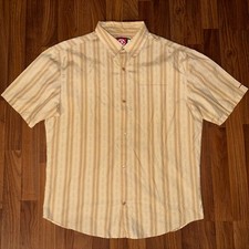 Hurley. Button Up. Polo. Short Sleeve. Shirt. Men. Size. L