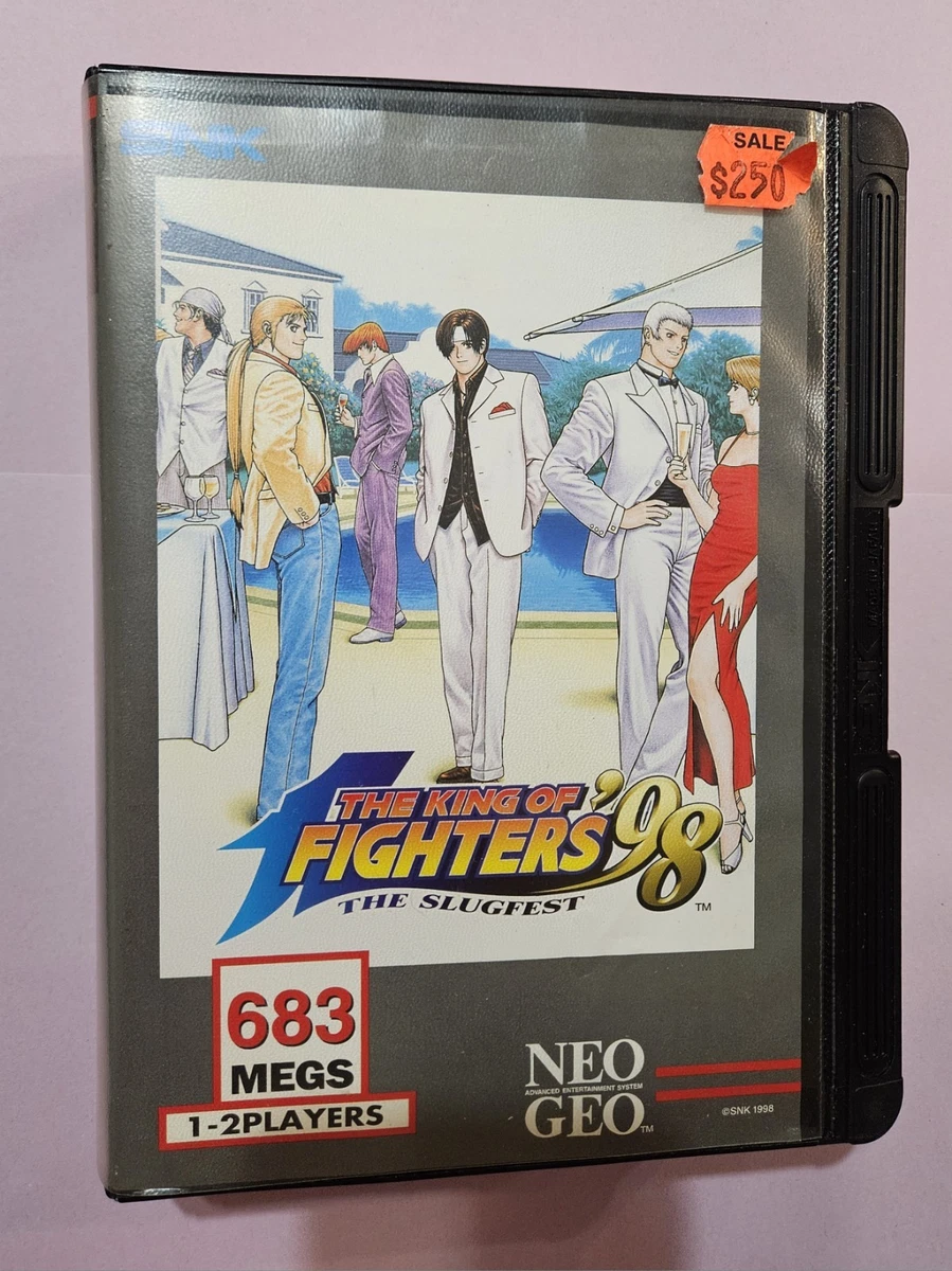 Boîte Et Artwork The King Of Fighters 98 – Neo Geo MVS – Set Japonais Original