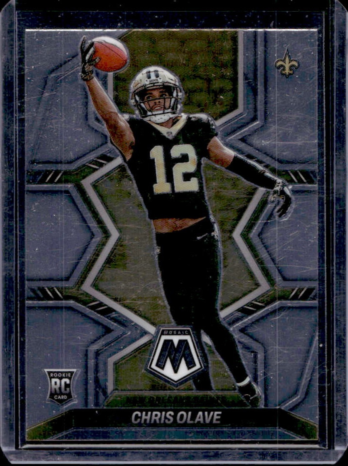 2022 Mosaic Chris Olave RC Rookie #313 Saints