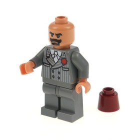 1x Lego Minifigure Indiana Jones Grail Guardian Suit Cap Dark Red 7197 iaj042