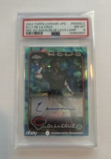 2024 Topps Chrome Update Elly De La Cruz Aqua & Blue Lava Lamp Refractor /175