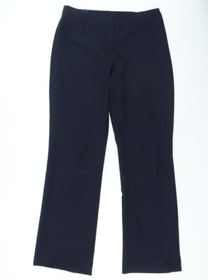 Dunnes Stores Damen blau Polyester Hose Größe 8 L25 normaler Reißverschluss