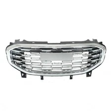Chrome Fit For GMC Terrain 2018 2019-2021 Plastic Front Upper Grille Assembly