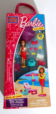 Mega Bloks Barbie Teresa Splash Time 80205 21 Teile - SEALED NEU