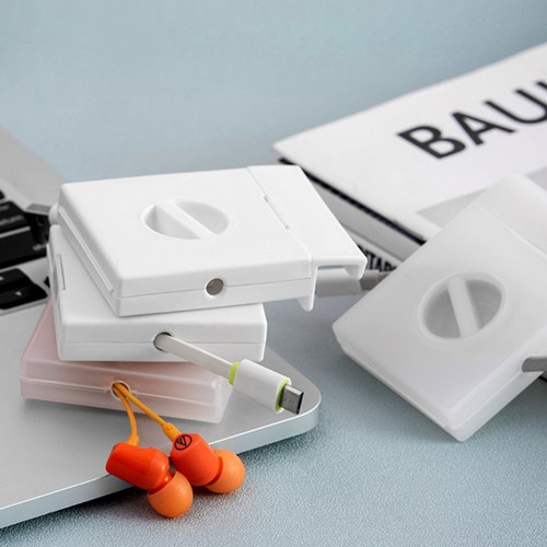 2 Pcs Kabelaufwicklung Aufbewahrungsbox Einziehbarer Kabel-Organizer - 第 3/12 張圖片