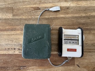 Vintage Gossen Sixon Belichtungsmesser Made in Germany mit Tasche