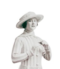 Vintage CROCHET PATTERN Ladies Crocheted Hat 308