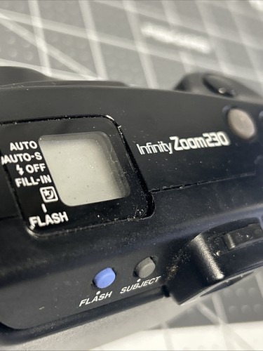 Lot of 3 Digital & Film Cameras PARTS or REPAIR Damaged Olympus Canon Panasonic - Picture 11 of 14