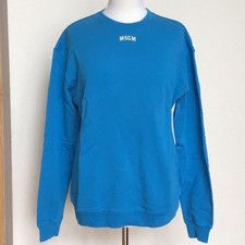 MSGM LOGO PRINT COTTON SWEATSHIRT.