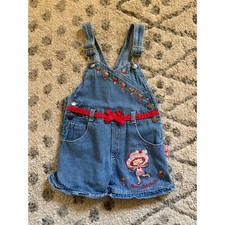 Vintage Y2K Strawberry Shortcake overalls