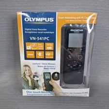 Olympus VN-541PC Digital Voice Recorder Class Notes Memos Dictation Doctor Black