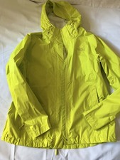 The North Face DryVent Hooded Rain Jacket Women's Lime Green Neon Size L New