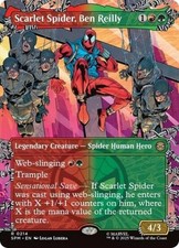 Scarlet Spider, Ben Reilly (Borderless) -Foil Near Mint MTG Marvel's Spider-Man