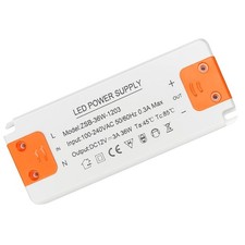 LED Trafo 12V Netzteil, Trafo 230V auf 12V LED, 36W 3A LED Treiber Trafo, L3247