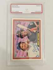 1981 Donruss - Best Hitters In Baseball George Brett, Rod Carew #537 Authentic