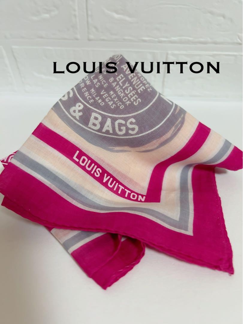 Louis Vuitton Monogram Bandana Scarf in Signature Print