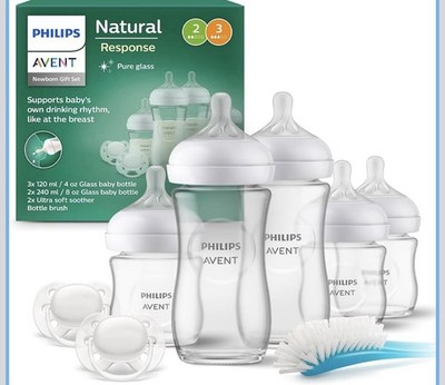 Philips AVENT Natural Response Glass Gift Set for Newborns 