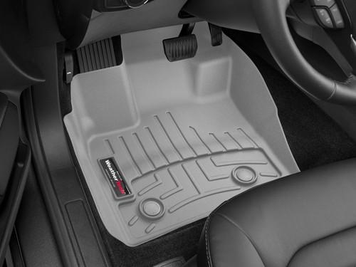 WeatherTech FloorLiner for 2021-2024 Genesis G80 - 1st & 2nd Row, Black - Picture 2 of 9