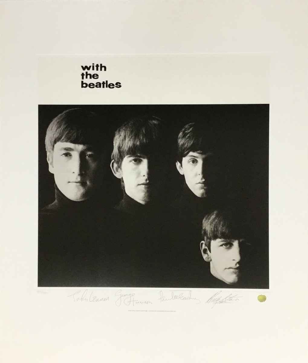 The Beatles With The Beatles Facsimile Signed L/ED Lithograph | eBay