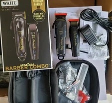 3025397 Wa hl Cordless Barber Combo Black Magic Clip Clipper & Detailer Trimmer