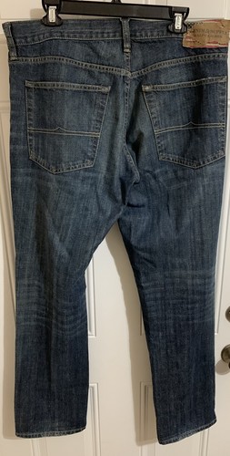 Denim & Supply Ralph Lauren Mens Jeans Size 36 X 32 Blue Slouch American Flag - Picture 6 of 13