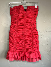 Lulus Bodycon Women's Size S Red Strapless Dress NWT