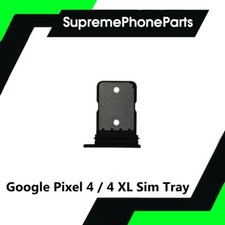 For Google Pixel 4 / 4 XL Replacement  Sim Tray Holder ( Black ) -UK Stock