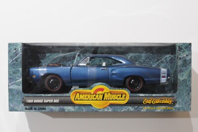 ★美品★ 1/18アメリカン MUSCLE 1969 ダッジ スーパー Bee 1969 Dodge Super Bee 1/18 Die Cast Model Ertl American