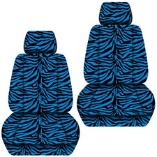 Fits Vw Beetle Front Car Seat Covers In Zebra Whitetangraygreenpinkpurple..