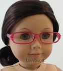 Pink Glasses for American Girl 18" Doll Clothes Accessory FREESHIP ADDS! LovvU!
