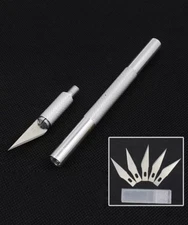 6 Blades Scalpel Knife Tool Kit Cutter Craft Knives Sculpture Carving hobby Hand