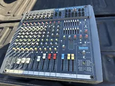 Soundcraft Spirit PowerStation Amplifier Audio Mixing Board Mixer
