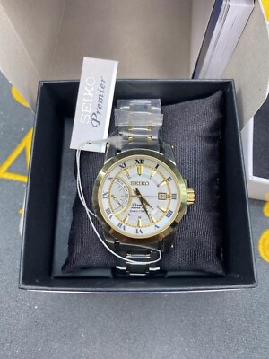 SEIKO Premier Kinetic Brand New 5D22-0AD0 SRG010P1 KINETIC 100M Men's