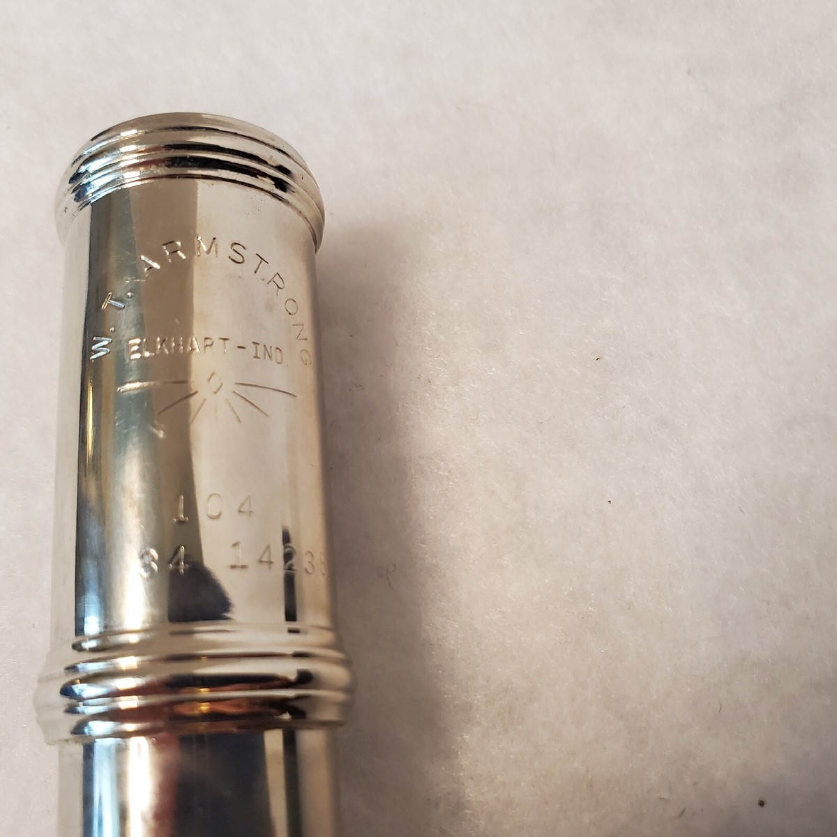 Vintage Armstrong Student Flute Wind Instrument Model 104 Vintage Armstrong Student Flute Wind Instrument Model 104