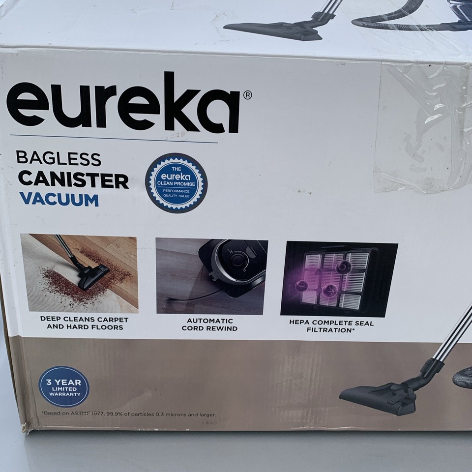 Eureka NEN180 Bagless Canister Lightweight Vacuum Cleaner New OPen Box