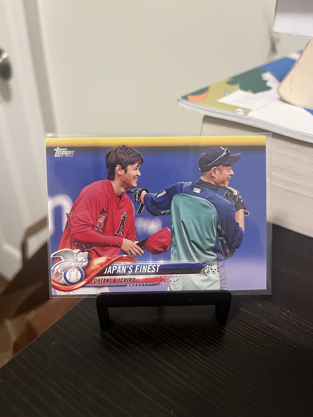 2018 Topps Update Rookie Japan's Finest #US153 SHOHEI OHTANI and ICHIRO RC C7