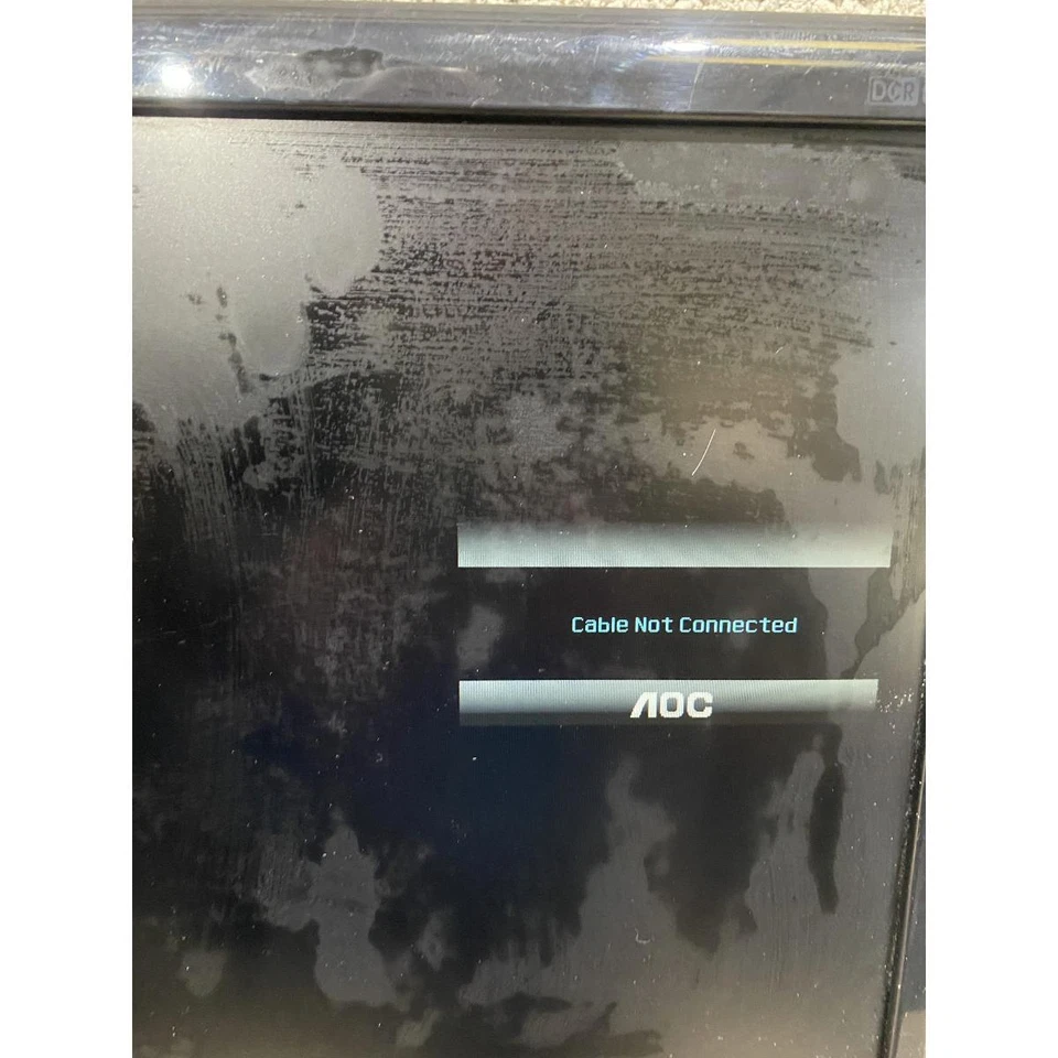 AOC TFT185W80PS Flat Panel LCD Monitor Black 18.5" Wide Screen Compact w/ Stand - Image 3 of 4