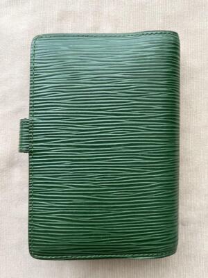Louis Vuitton Agenda PM Epi Notebook Cover Green 5.7 inch | eBay