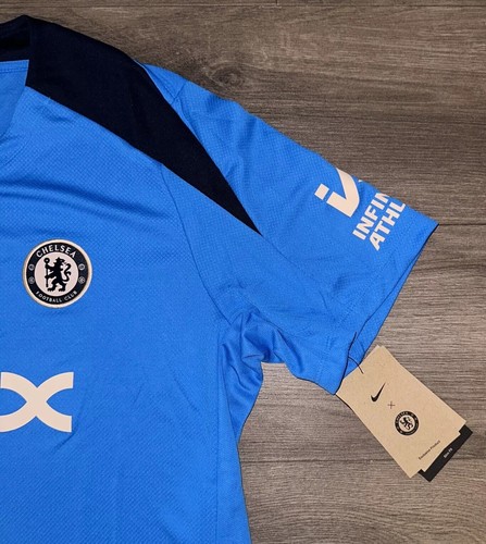 NWT Nike Chelsea FC Football Club Strike Training Soccer Jersey Men’s XL Blue - Photo 10/15