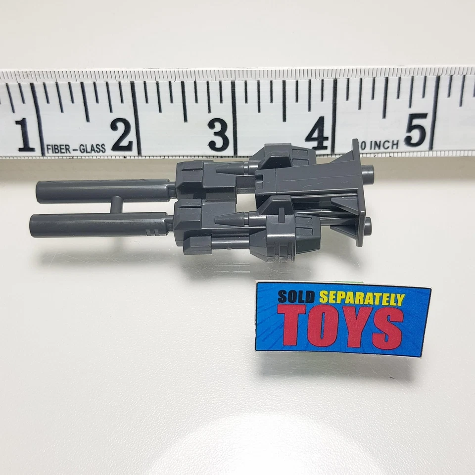 Transformers G1 Brawl DOUBLE BARREL GUN cannon 1985 Bruticus weapon accessory - Image 2 of 4
