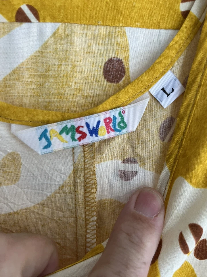 Jams World vintage floral dress and shirt set sz L - Image 3 of 4