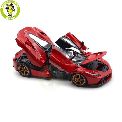 1/18 BBR 182221-2 Ferrari LaFerrari Rosso Corsa Gold Wheels Diecast Model Car - Picture 10 of 16