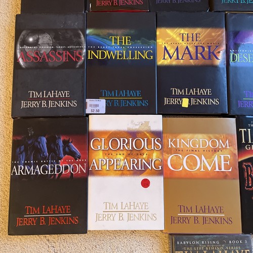 Left Behind series Books 1-12 Kingdom Come Babylon Rising 1-4 LaHaye Jenkins - Foto 8 di 23