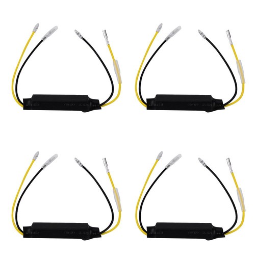 4x Motorrad LED Widerstände Kabel Mini Blinker 21W 12V Widerstand Wiederstand - Photo 4/8