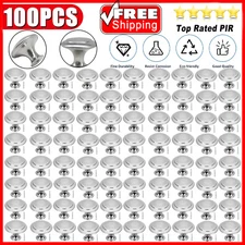 100PCS Cabinet Knobs Drawer Pulls Door Handles Kitchen Hardware Brushed Nickel 