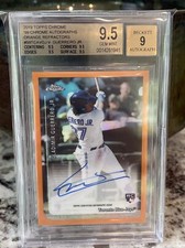 2019 Topps Chrome 1999 Orange Rookie Auto Vladimir Guerrero Jr. BGS 9.5 9