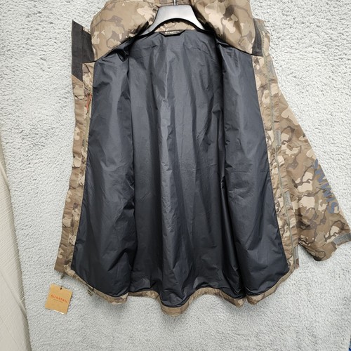 Simms Challenger Fishing Jacket Mens 3XL Regiment Camo Olive Drab NEW w/ Tag - Picture 9 of 17